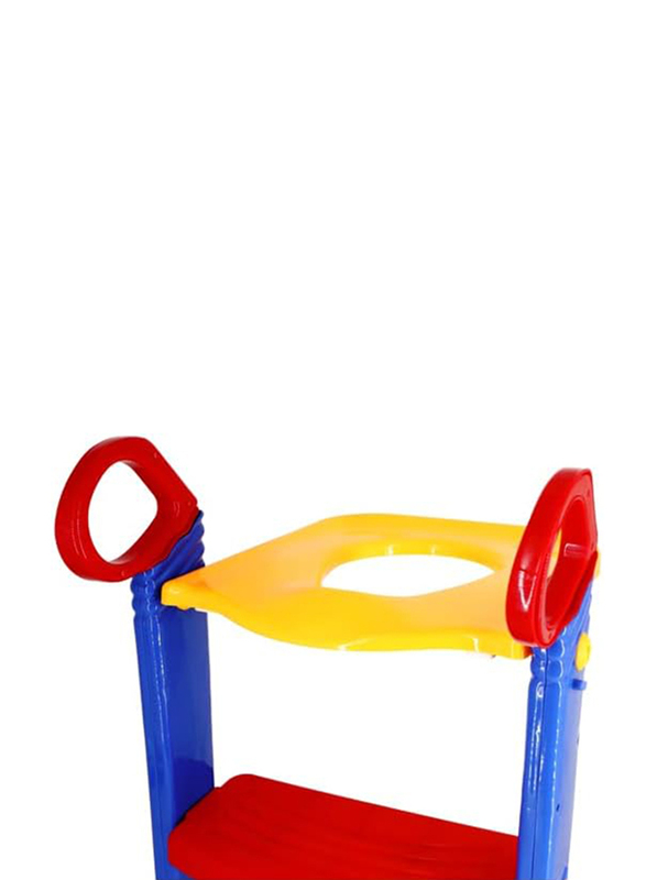 Rahalife Potty Training Seat with Ladder for Toddles Kids, Multicolour