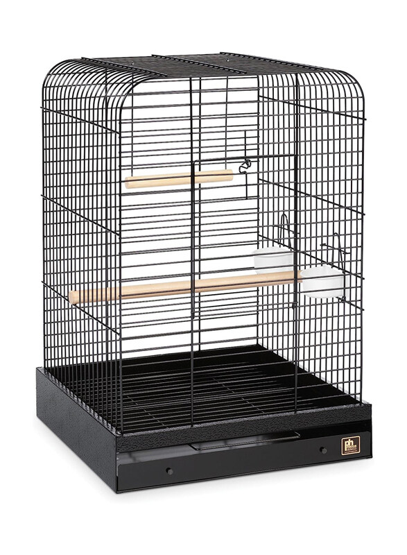 

Prevue Pet Products Parrot Cage, 1 inch, 125BL, Black