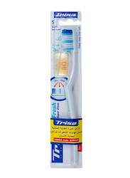 Trisa Fresh Super Clean Toothbrush with Travel Cap, Soft, 1 Piece