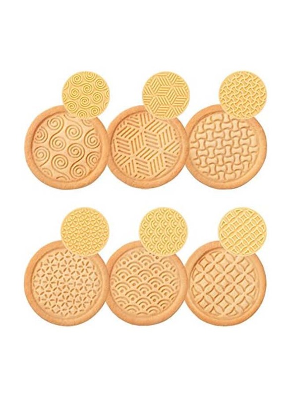 Tescoma 6 Patterns Cookie Stamp, Assorted Colours