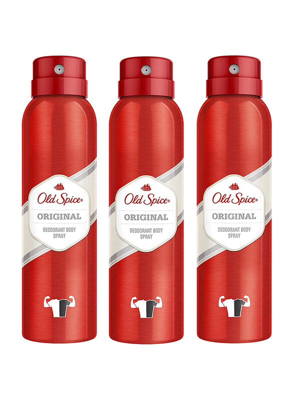 

Old Spice Original Deodorant Body Spray for Men, 3 Pieces