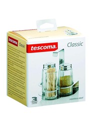 Tescoma Classic Salt-Pepper And Toothpicks Set, Clear/Silver