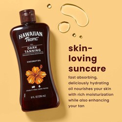 Hawaiian Tropic Sunscreen Protective SPF 15 Tanning Dry Oil, 236ml