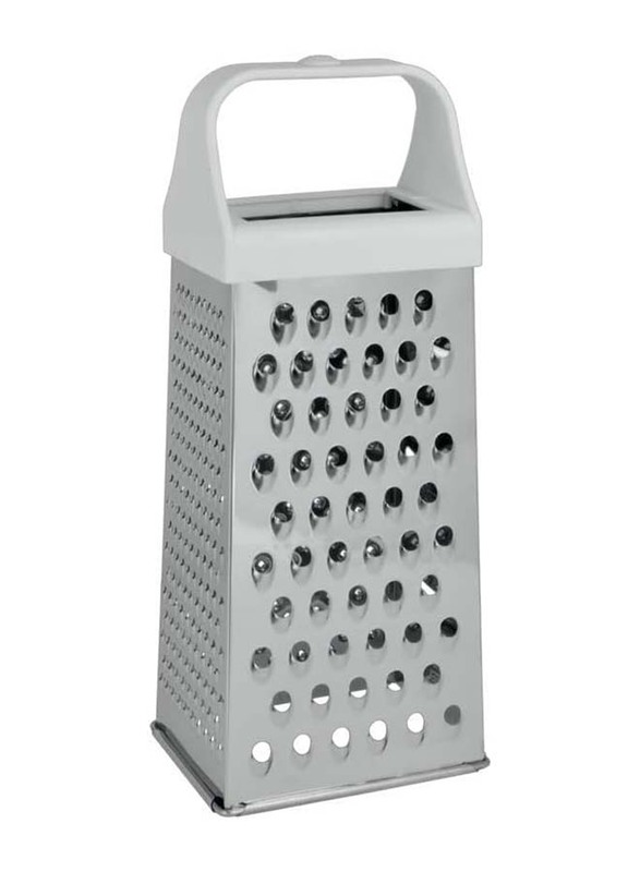 Metaltex 19cm 4-Sided Grater, Silver