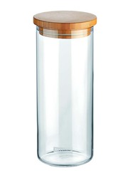 Tescoma Fiesta Food Jar, 1.4L, Brown/Clear