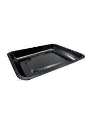 Progress Cooks 30cm Aluminum Non-Stick Round Roaster Pan, RSTR0006, Black