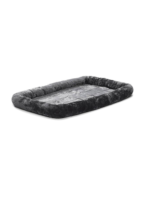 

Midwest Homes Dog Bed or Cat Bew with Comfortable Bolster, Large, 42 inch, Grey