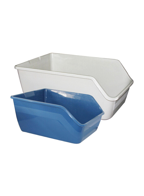 

Pawise High-Back Litter Pan, 61 x 45 x 25cm, Assorted Color