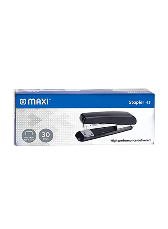 

Maxi 26/6 Stapler, 30 Sheets, Black