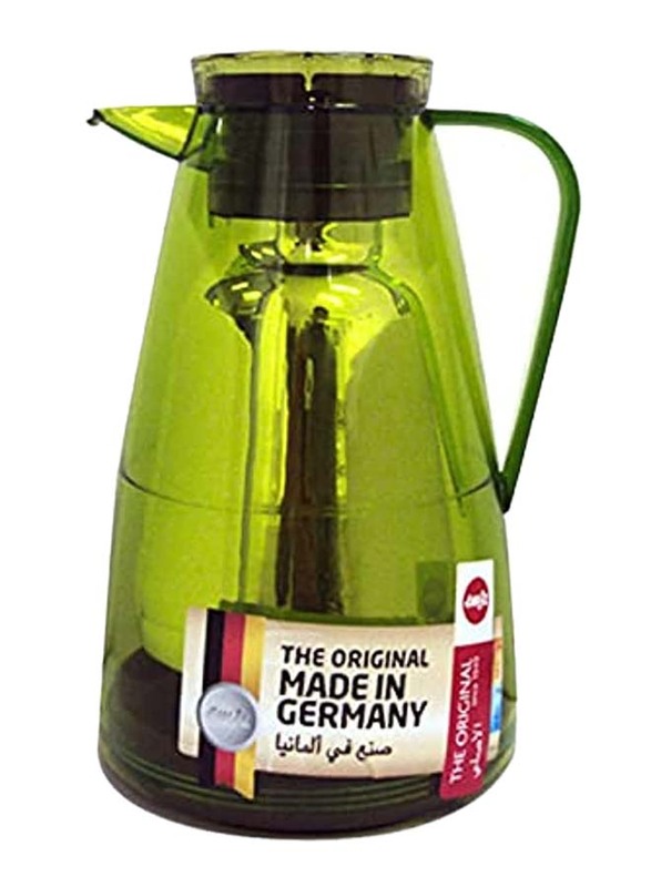 Emsa 1.5L Salsa Quick Press Flask, Green