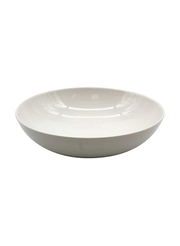 Qualitier 21cm Fine Plus Low Bowl, White