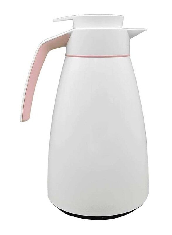 

Emsa 1.5L Bell Quick Tip Flask, White/Rose