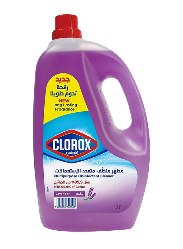 

Clorox Lavender Multi-Purpose Disinfectant Floor Cleaner, 3 Liters