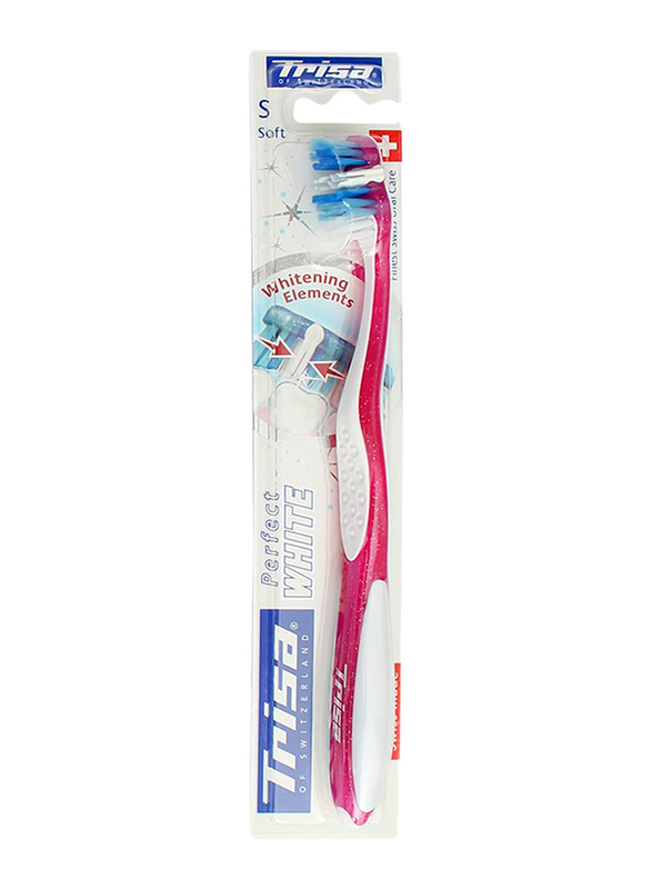 Trisa Perfect White Toothbrush, Soft, 1 Piece