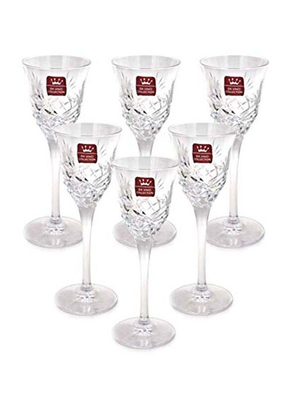 

Rcr 6-Piece Liqueur Goblet, 45682020006, Clear