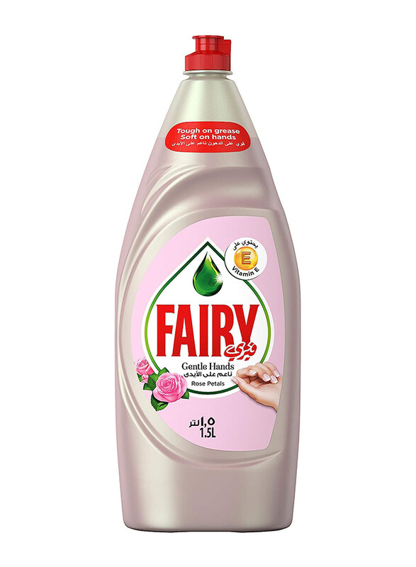 

Fairy Rose Petals Gentle Hands Dishwashing Liquid, 1.5 Liters