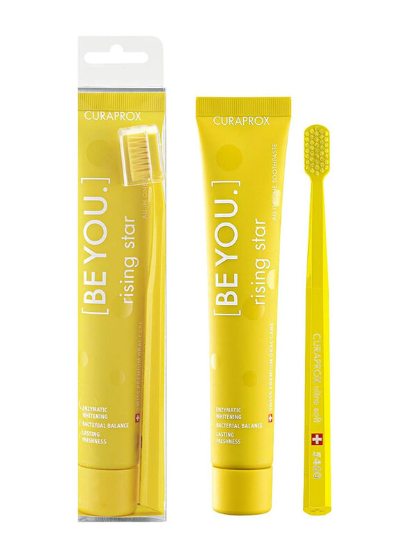 

Curaprox Be You Grapefruit-Bergamot Toothbrush & Toothpaste Set, 2 Pieces