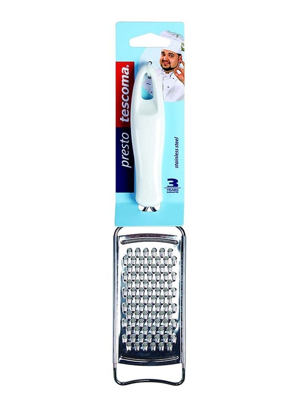 Tescoma Presto Flat Grater, Silver/White