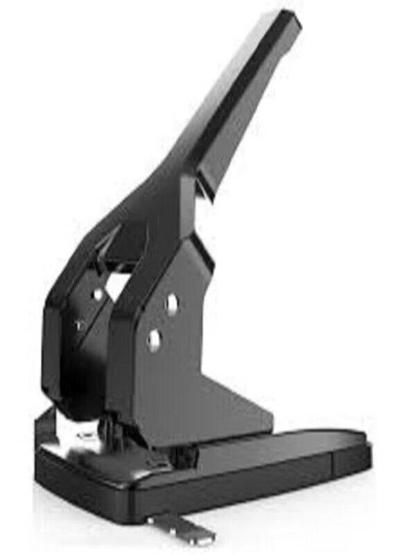 

Deli 60 Sheets Two Hole Punch Single Handle, Black