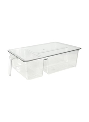 Rahalife Kitchen Refrigerator Storage Container with Handle, Clear