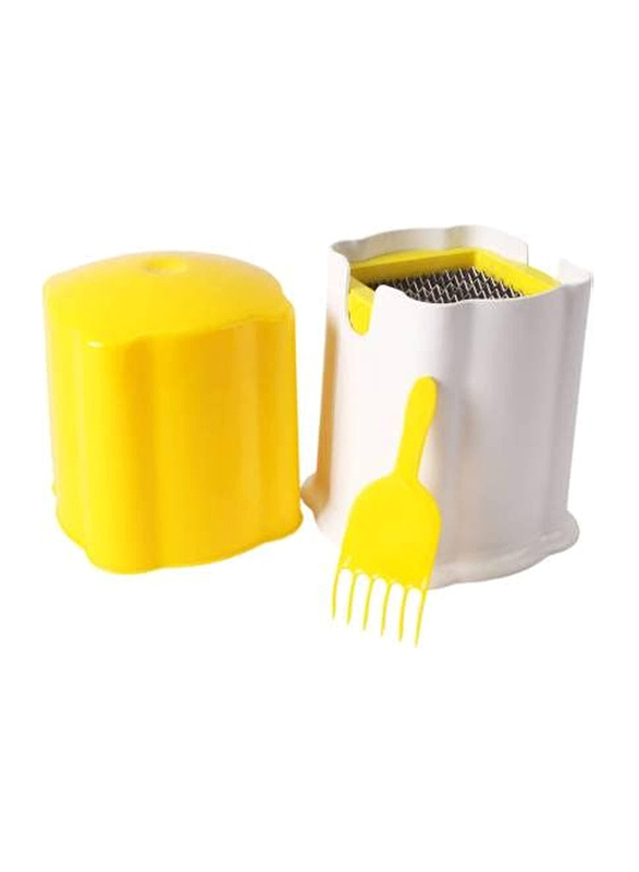 Classy Touch 10cm Potato Fries Chipser Slicer Dicer Press Cutter, Yellow