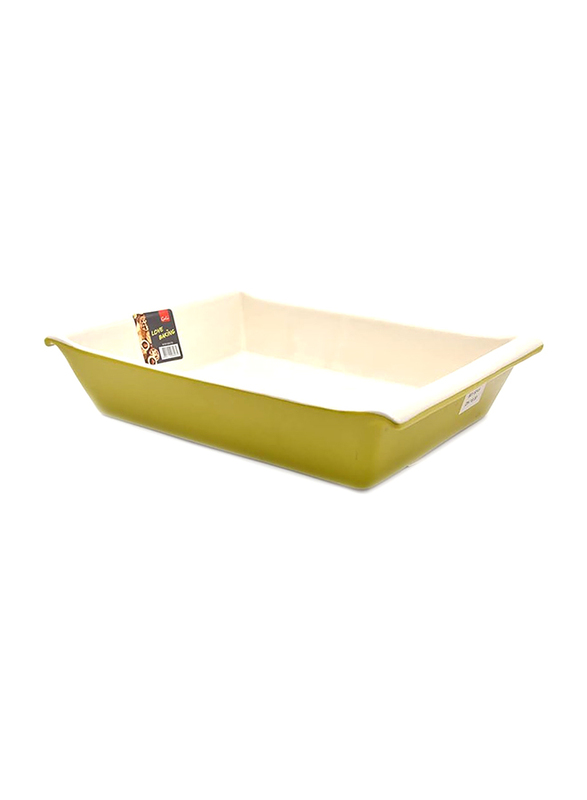 

Gala 25.5 cm Rectangular Stoneware Baking Dish, Yellow