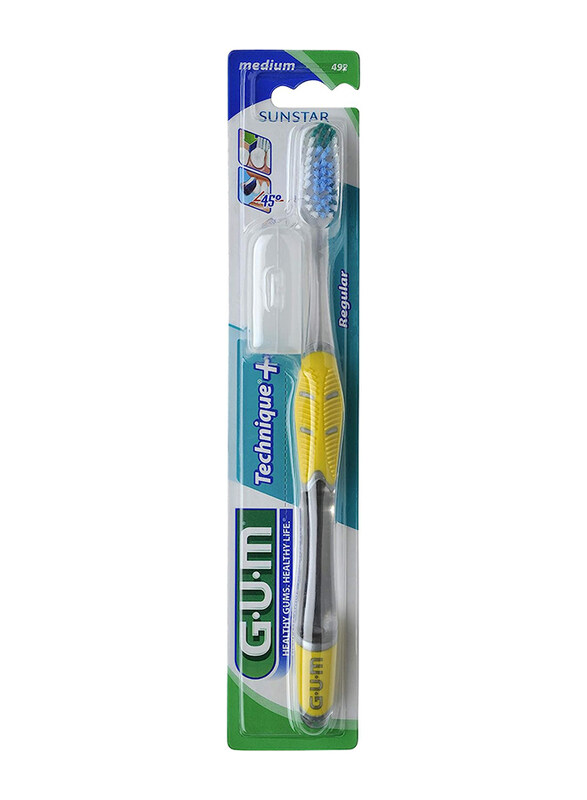 

Gum Technique Plus Medium Bristles Toothbrush, Medium