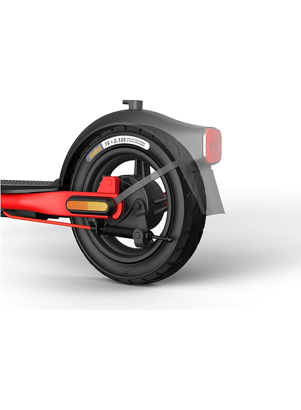 Segway Ninebot D18E Smart Electric Kick Scooter, Black/Red