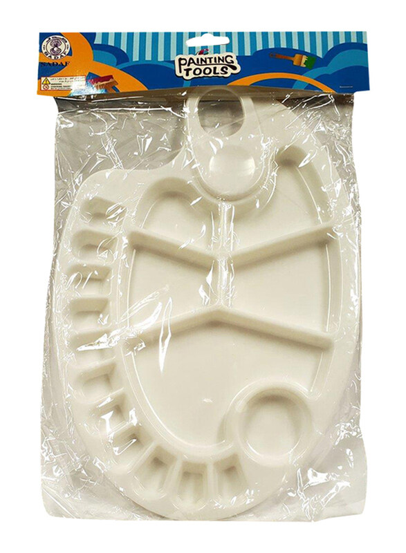 

Sadaf Painting Palette, TS-D6, PD-103, White
