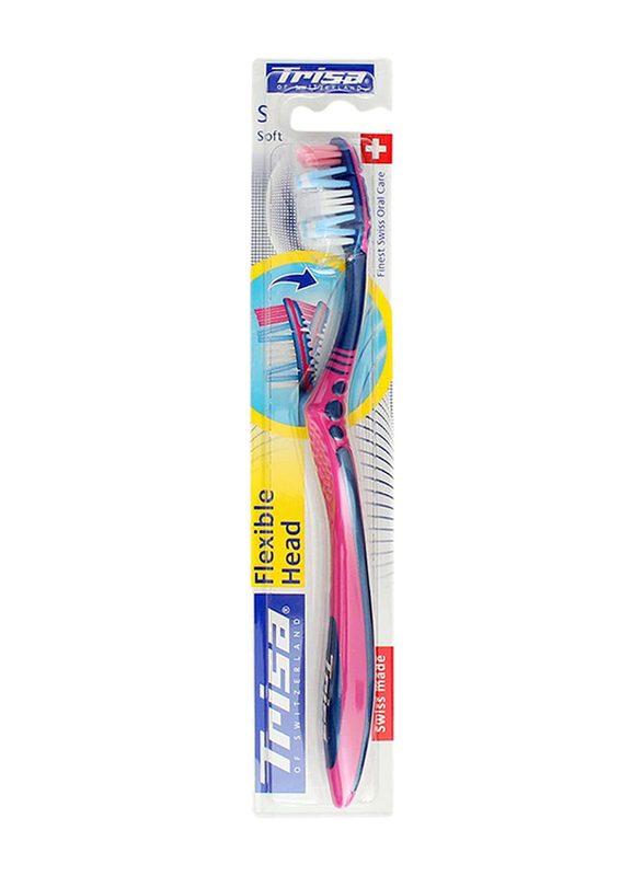 Trisa Flexible Head Toothbrush, Soft, 1 Piece