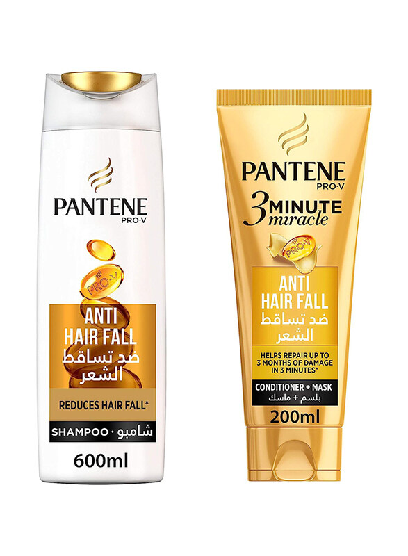 

Pantene Pro V Anti Hair Fall Shampoo & Miracle Conditioner, 800ml