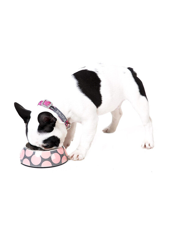 

Fuzzyard Melamine Bubblelicious Pet Bowl, Large, Pink/Grey