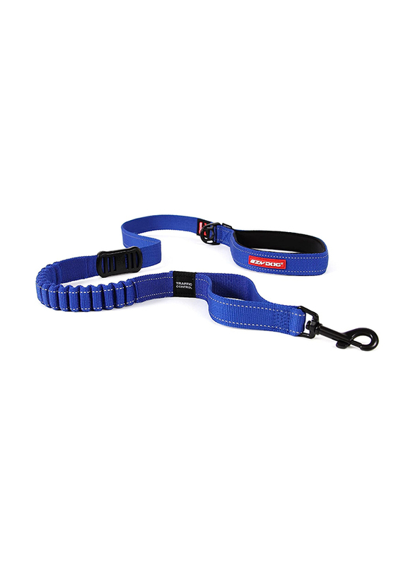 Ezy Dog Zero Shock Dog Lead, 48 inch, Blue