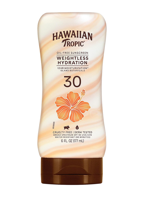 Hawaiian Tropic Weightless SPF 30 Hydration Lotion, 177ml