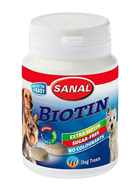 

Sanal Dog Biotin Dog Treats, 75g, Multicolour