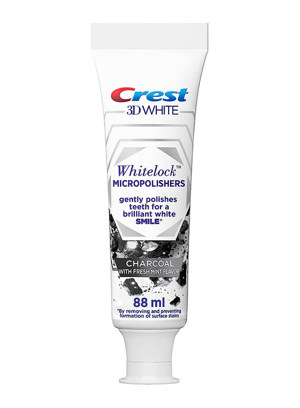 

Crest 3D White Whitelock Micropolishers Toothpaste with Charcoal Peppermint Flavour, 88ml