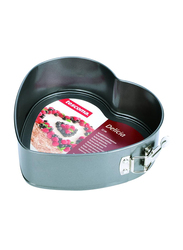 Tescoma 22cm Delicia Spring form Heart-Shaped Pan, 623162, 22.8x21x7.7 cm, Grey