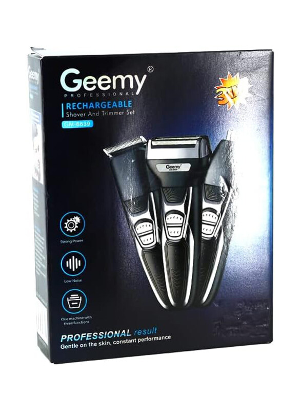 

Rahalife 3-in-1 Rechargeable Shaver & Trimmer Set, Multicolour