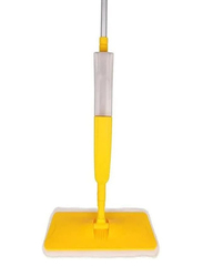 Classy Touch Floor Cleaning Spray Mop, Yellow/White