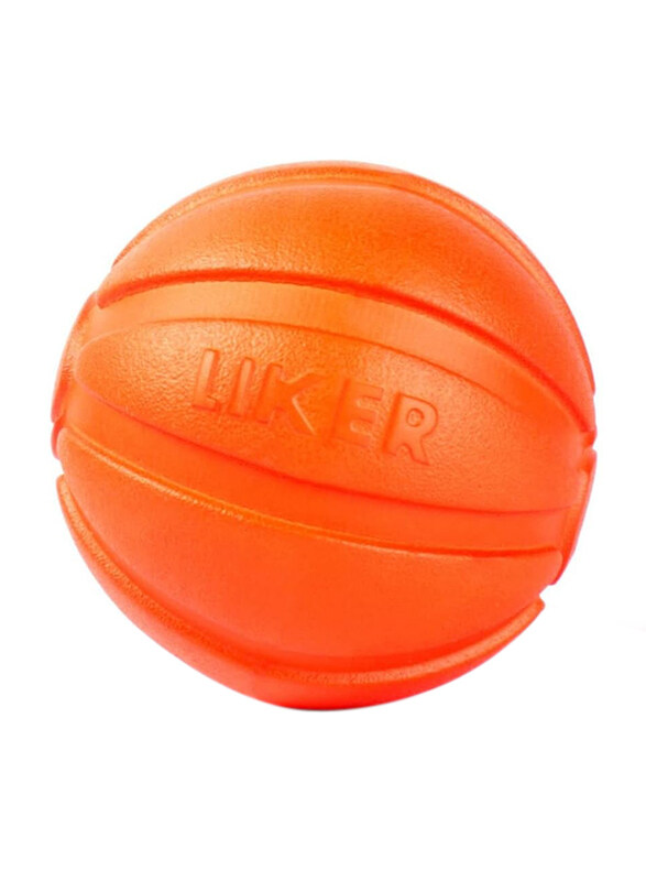 

Liker Lightweight Training Fetch Toy Line 7 Dog Ball, Orange