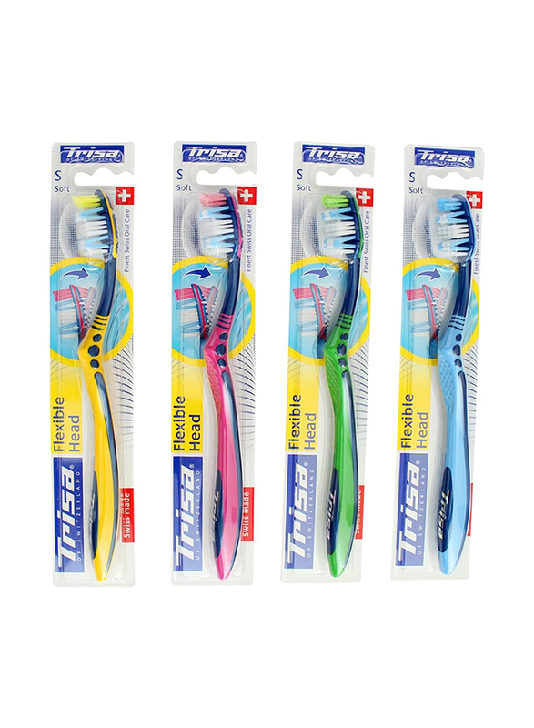 Trisa Flexible Head Toothbrush, Soft, 1 Piece