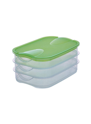 Rival Fridge Box 3 Layer Flat Set, 23.5x16x10 cm, Multicolour