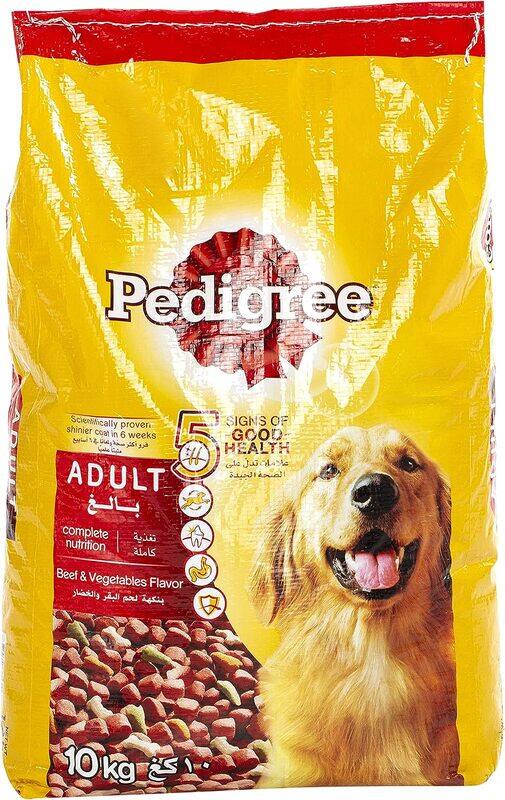 

Pedigree Beef & Vegetables, Dry Dog Food (Adult), 10 Kg