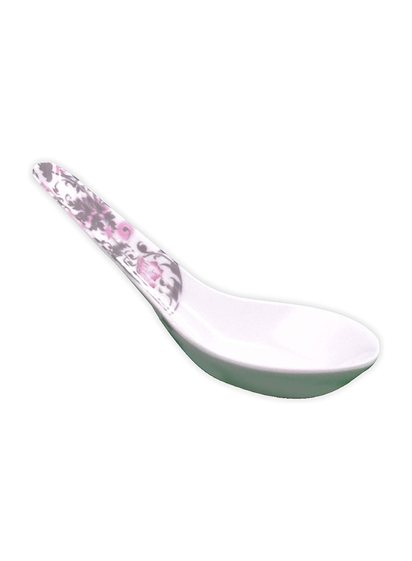 Malaplast Thailand Spoon, PON MP-1, White/Pink