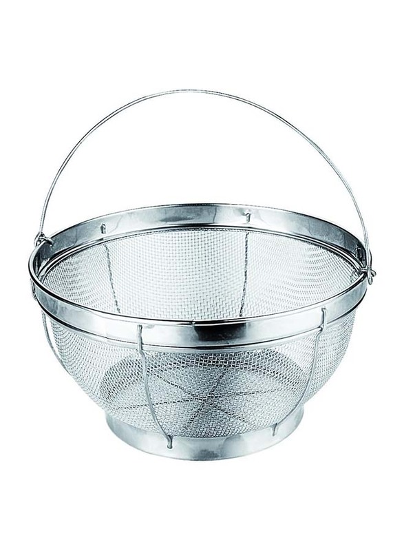 Tescoma 20cm Stainless Steel Colander Draining Food Strainer, Silver