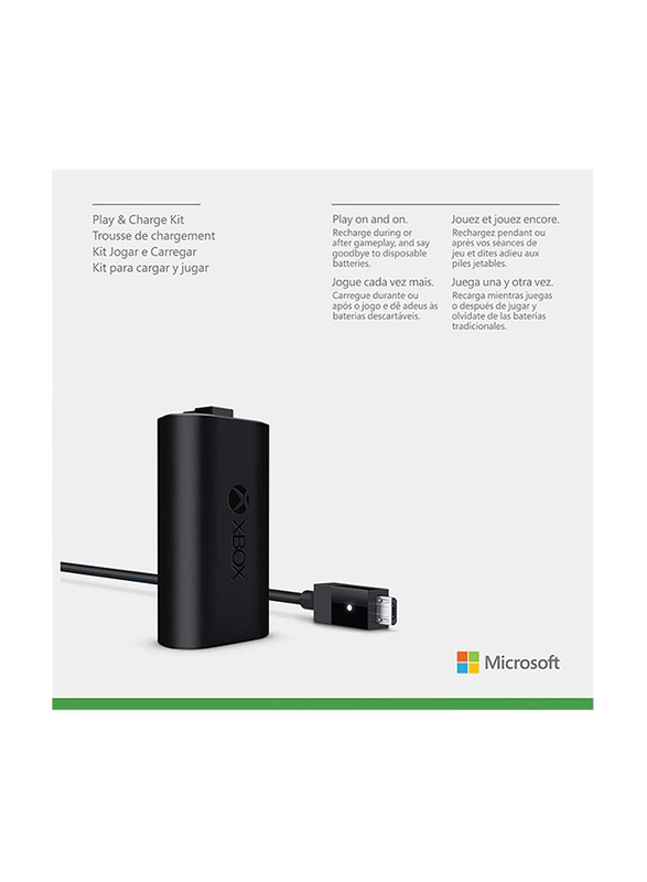 Xbox One Microsoft Play and Charge Kit, Black