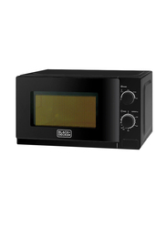 Black+Decker 20L Microwave Oven, 700W, MZ2020P-B5, Black