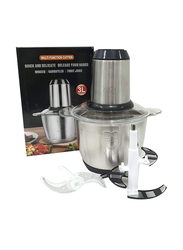 Artc 3L Food Chopper Electric Meat Grinder Machine, Stainless Steel