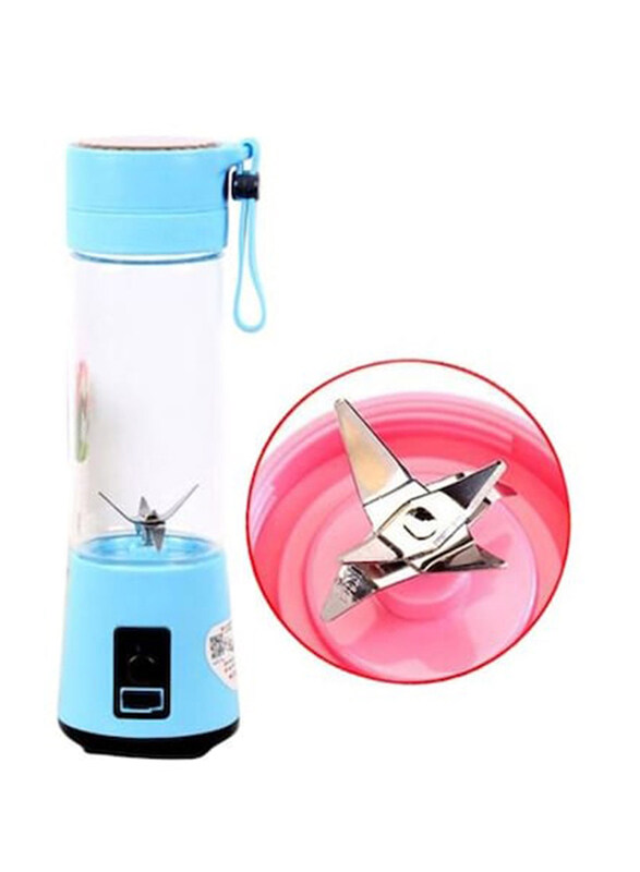 

Generic Mini Portable High-Power USB Charging Juice Cup Blender, PO12376, Blue