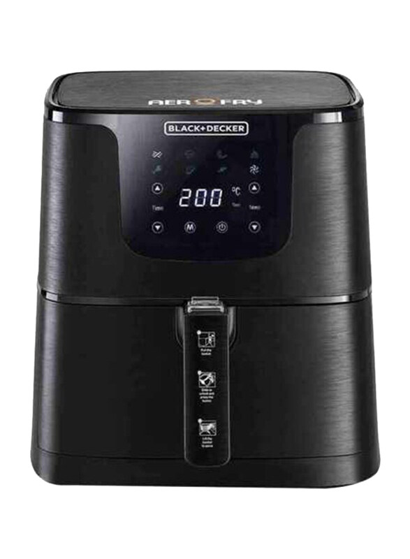 

Black+Decker Black Decker 5.8L Digital Air Fryer, 1700W, AF700-B5, Black